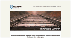 Desktop Screenshot of normanlumber.com